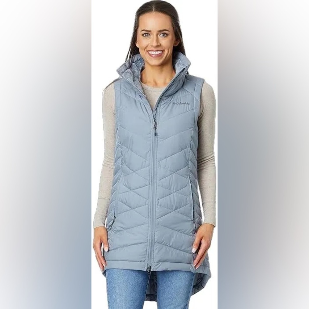Columbia Women's Gray Puffer Vest